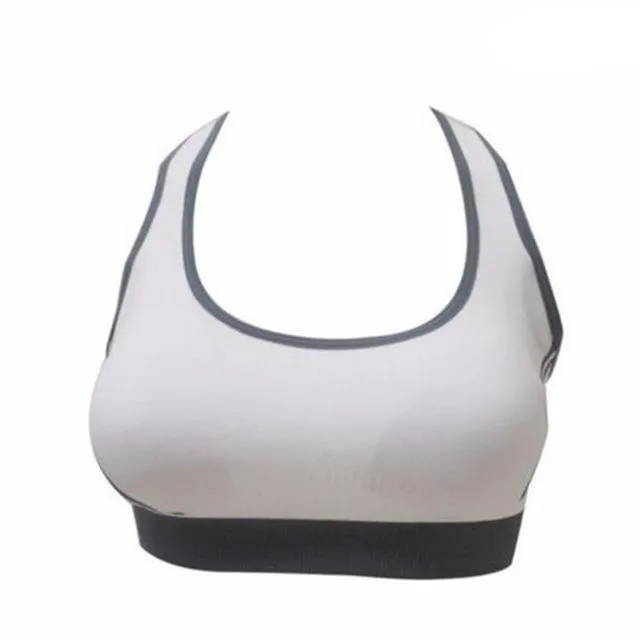 2 Color Contrast Padded Sports Bra