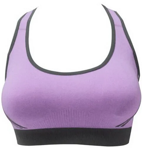 2 Color Contrast Padded Sports Bra