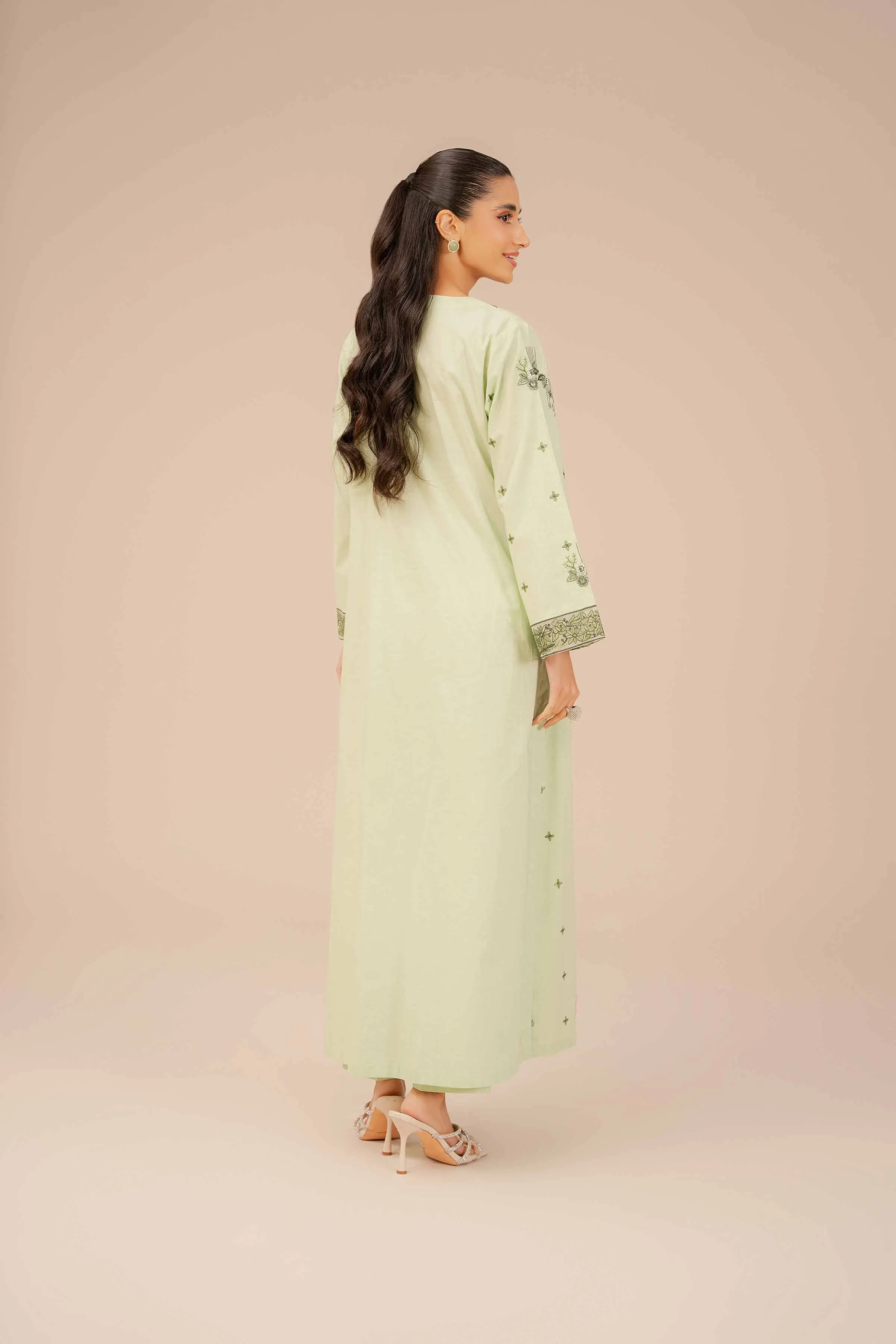 2 Piece - Dyed Embroidered Suit - 42401957