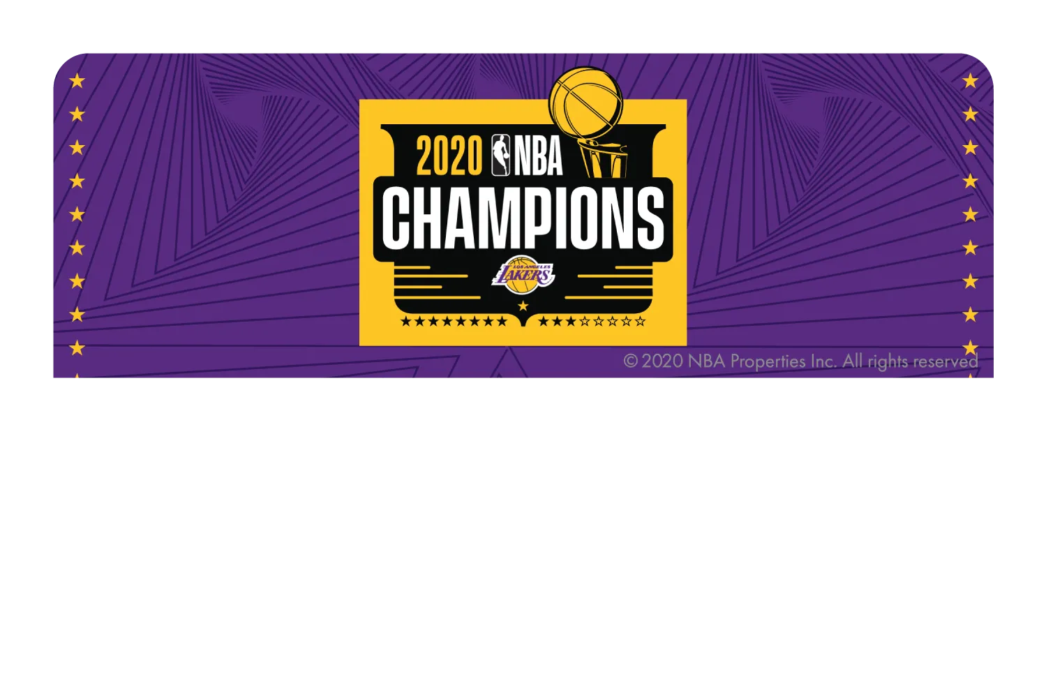 2020 NBA Champions: Los Angeles Lakers (P)