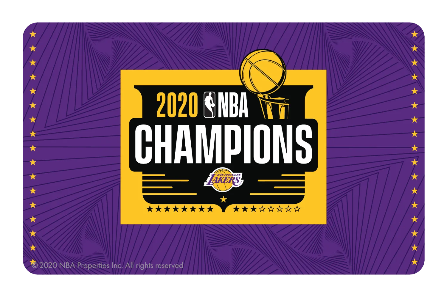 2020 NBA Champions: Los Angeles Lakers (P)