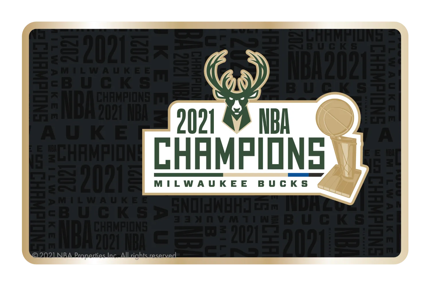 2021 NBA Champions: Milwaukee Bucks - Bucks in 6