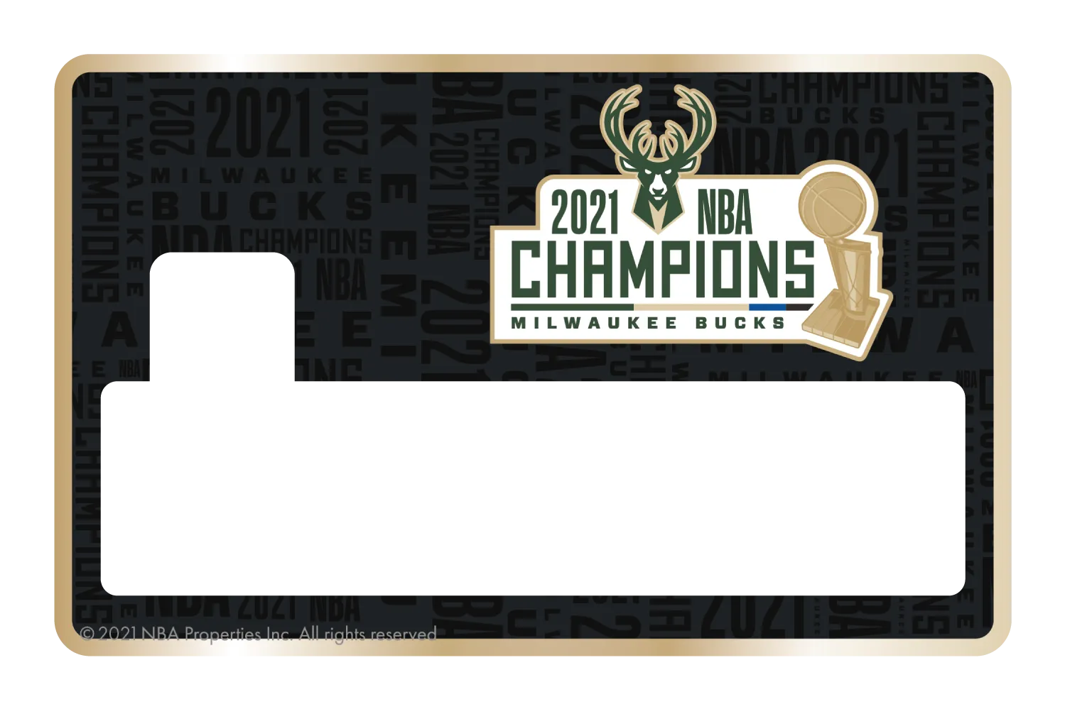 2021 NBA Champions: Milwaukee Bucks - Bucks in 6