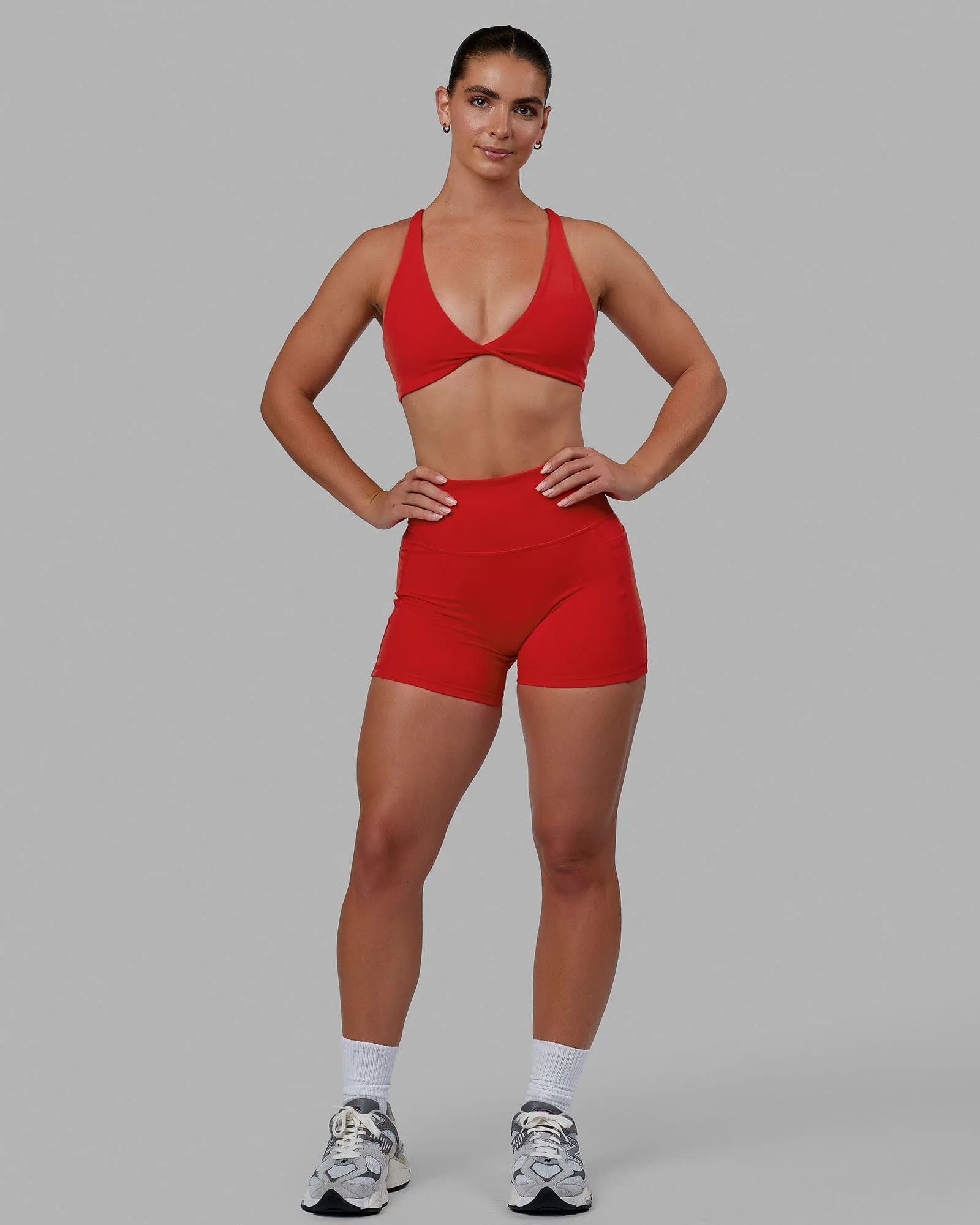 Agile Sports Bra - Infrared