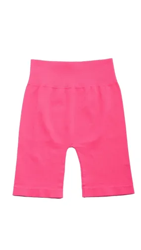 Bai Ribbed Biker Shorts - Hot Pink - FINAL SALE