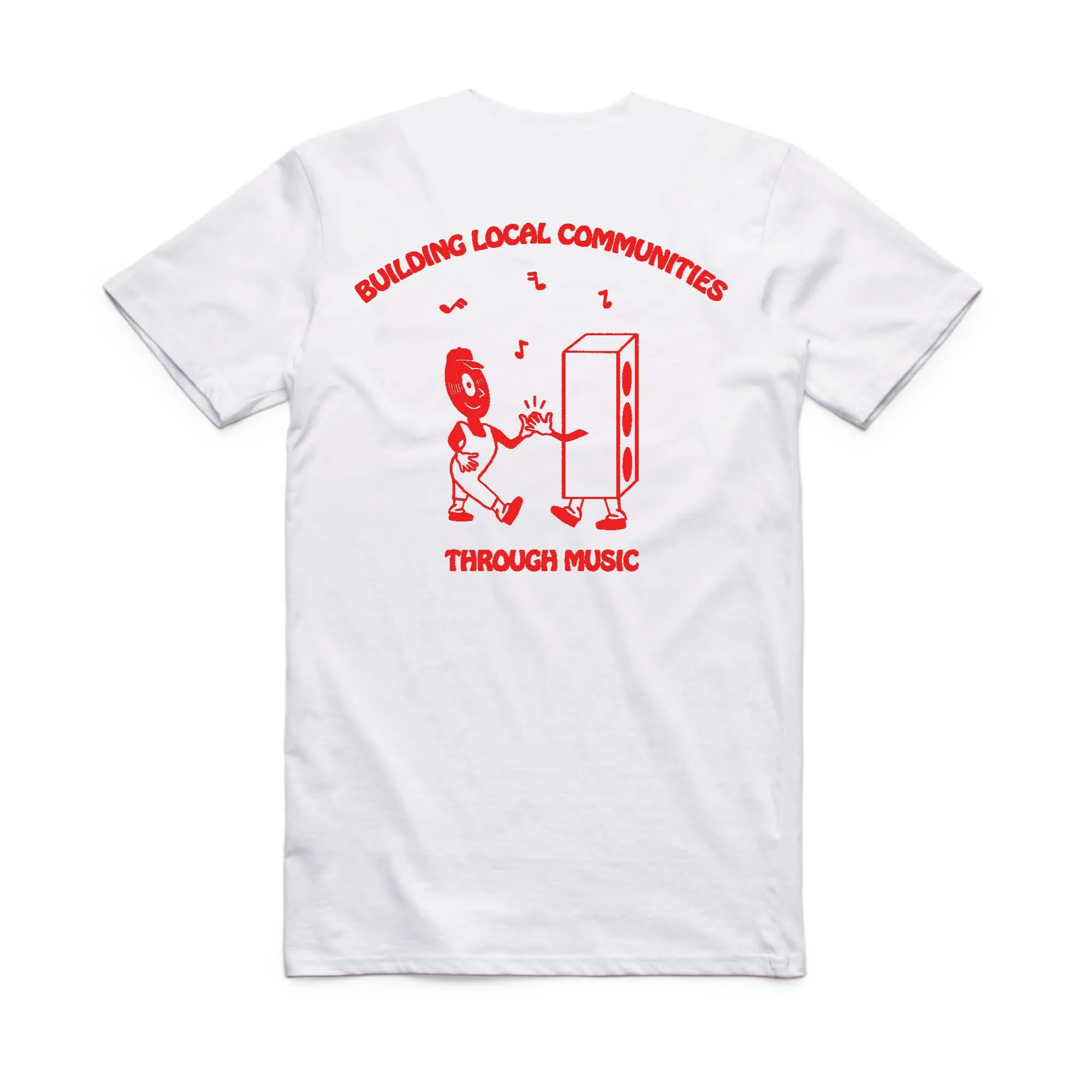 Bedroom Suck Records / Lend Your Local A Hand Tee (White)