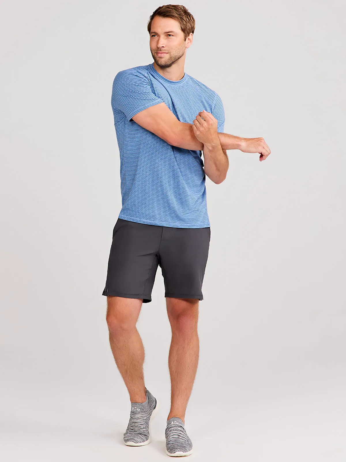 Carrollton Fitness T-Shirt - Mini Stripe