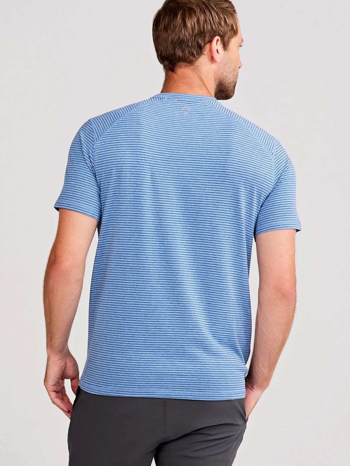 Carrollton Fitness T-Shirt - Mini Stripe