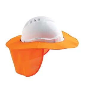 Detachable Hard Hat Brim With Flap