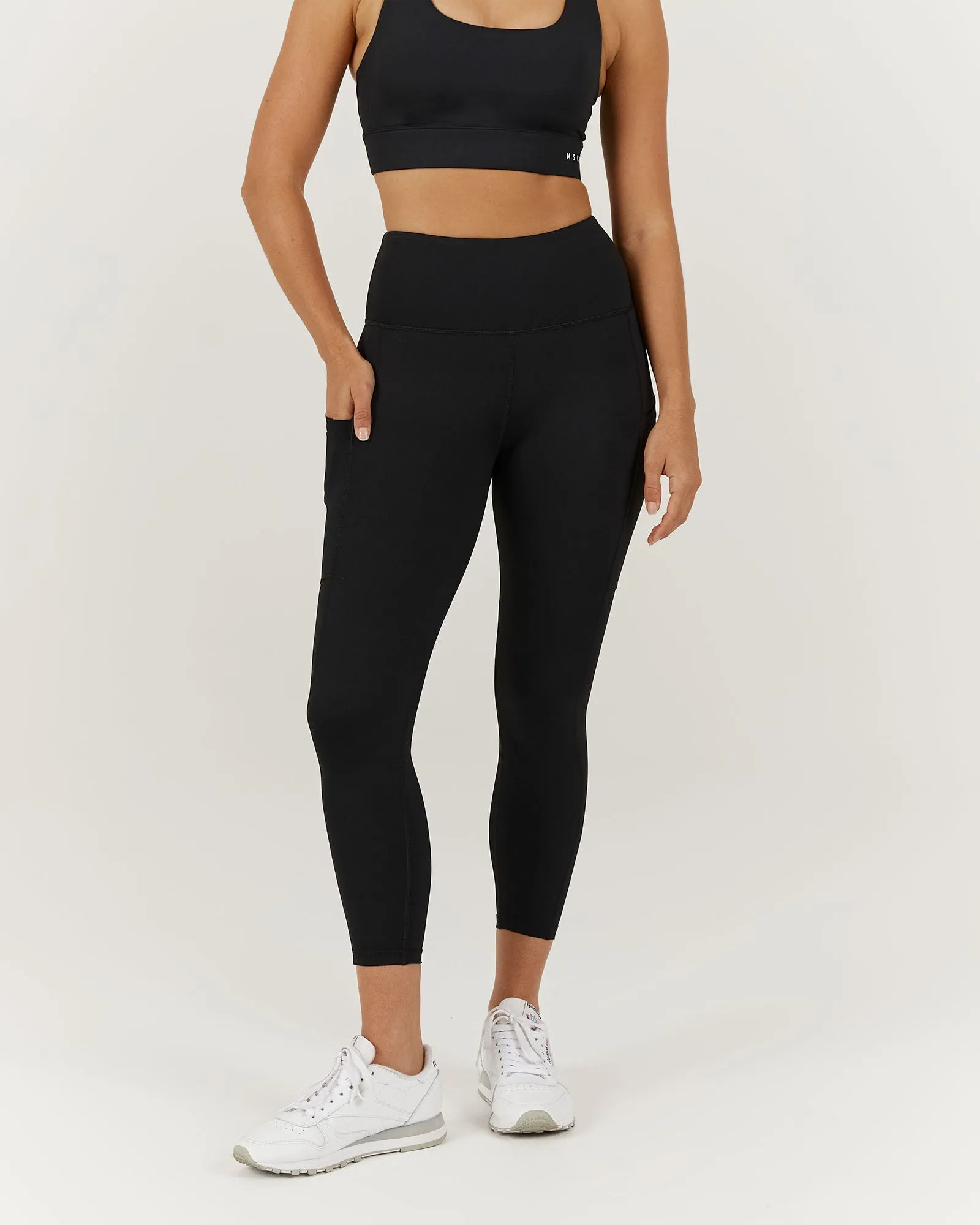 ELEVATE  LEGGINGS 7/8 - BLACK