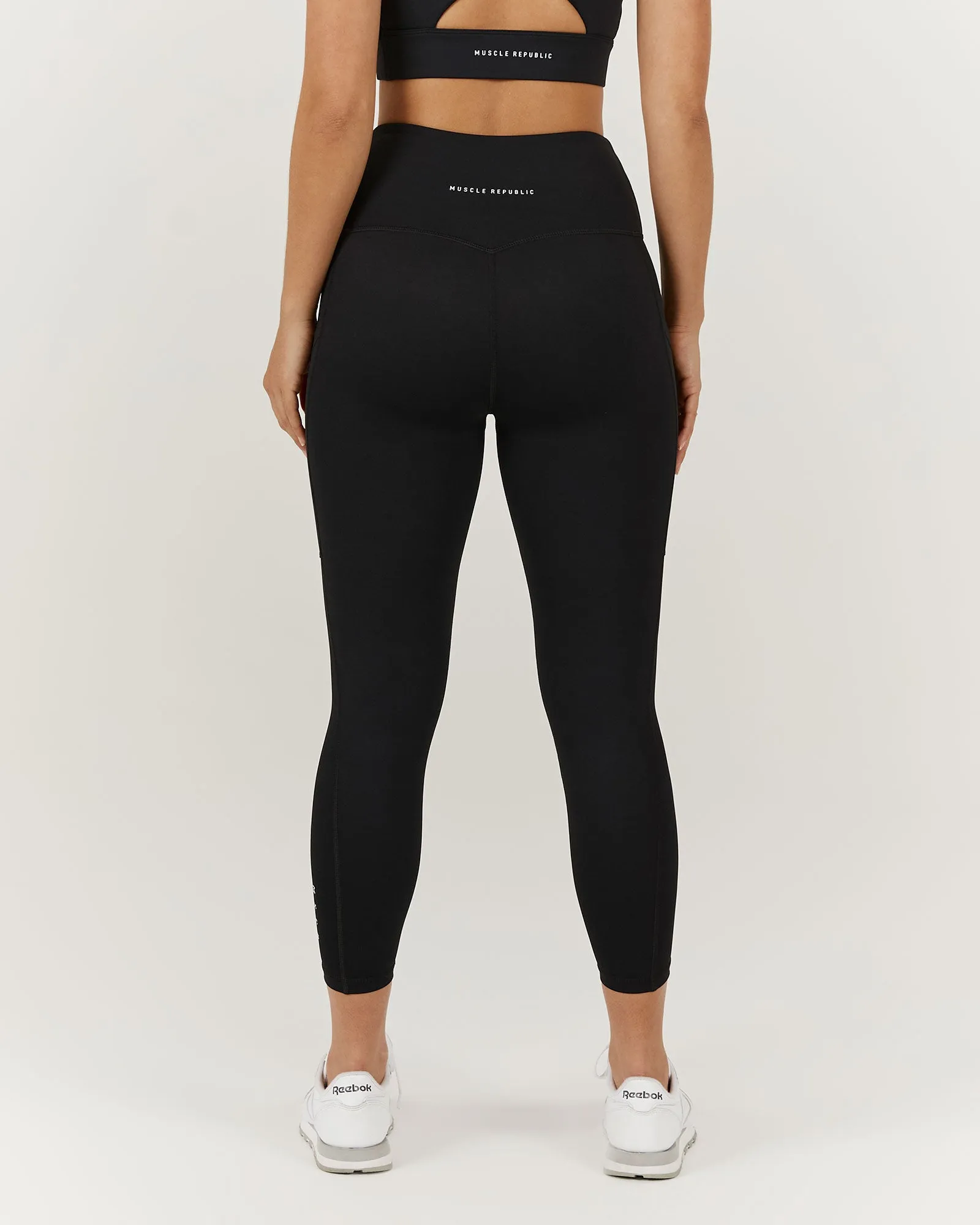 ELEVATE  LEGGINGS 7/8 - BLACK