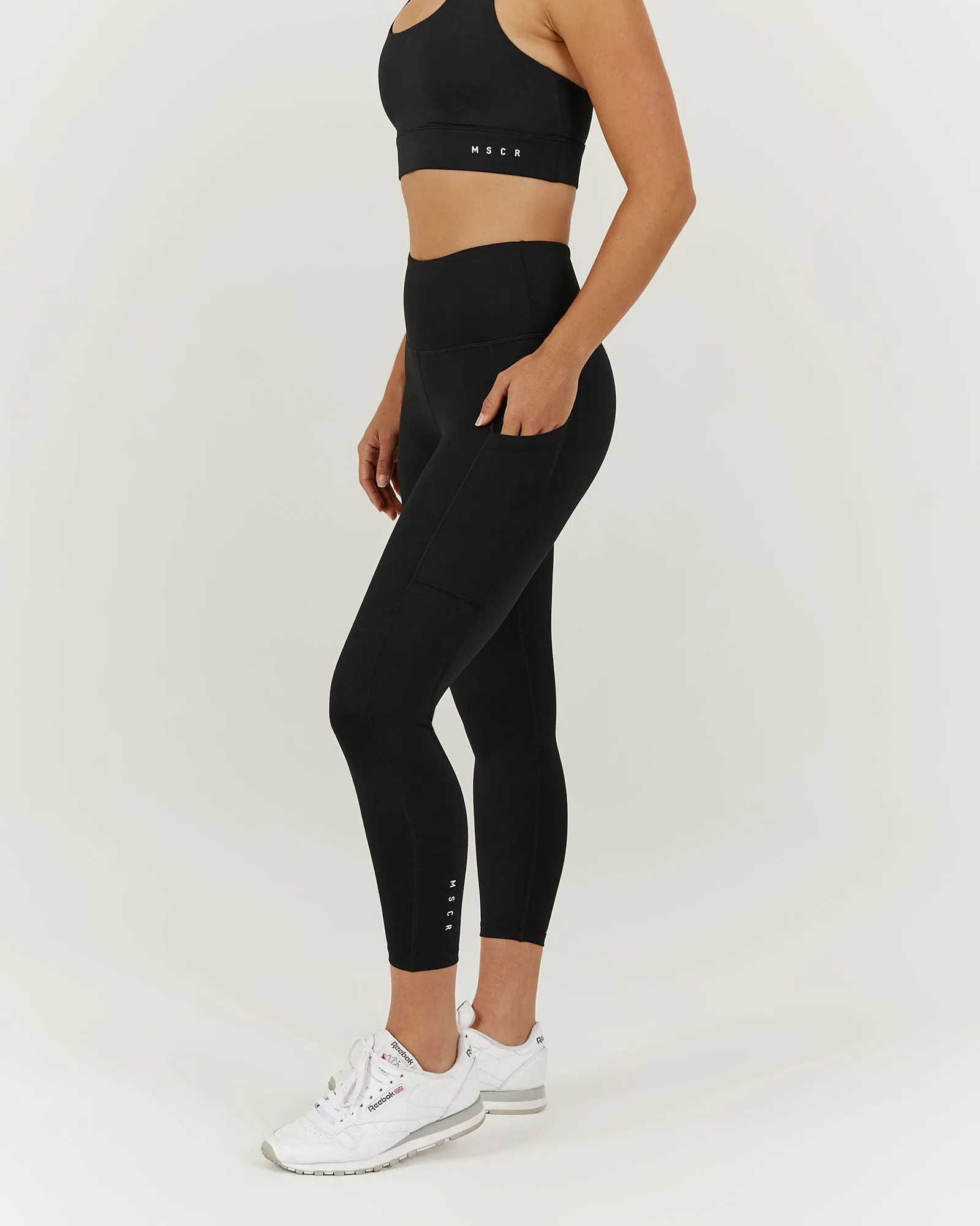 ELEVATE  LEGGINGS 7/8 - BLACK