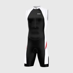 Fdx Zion Red Men's & Boy's Sleeveless Padded Triathlon Suit