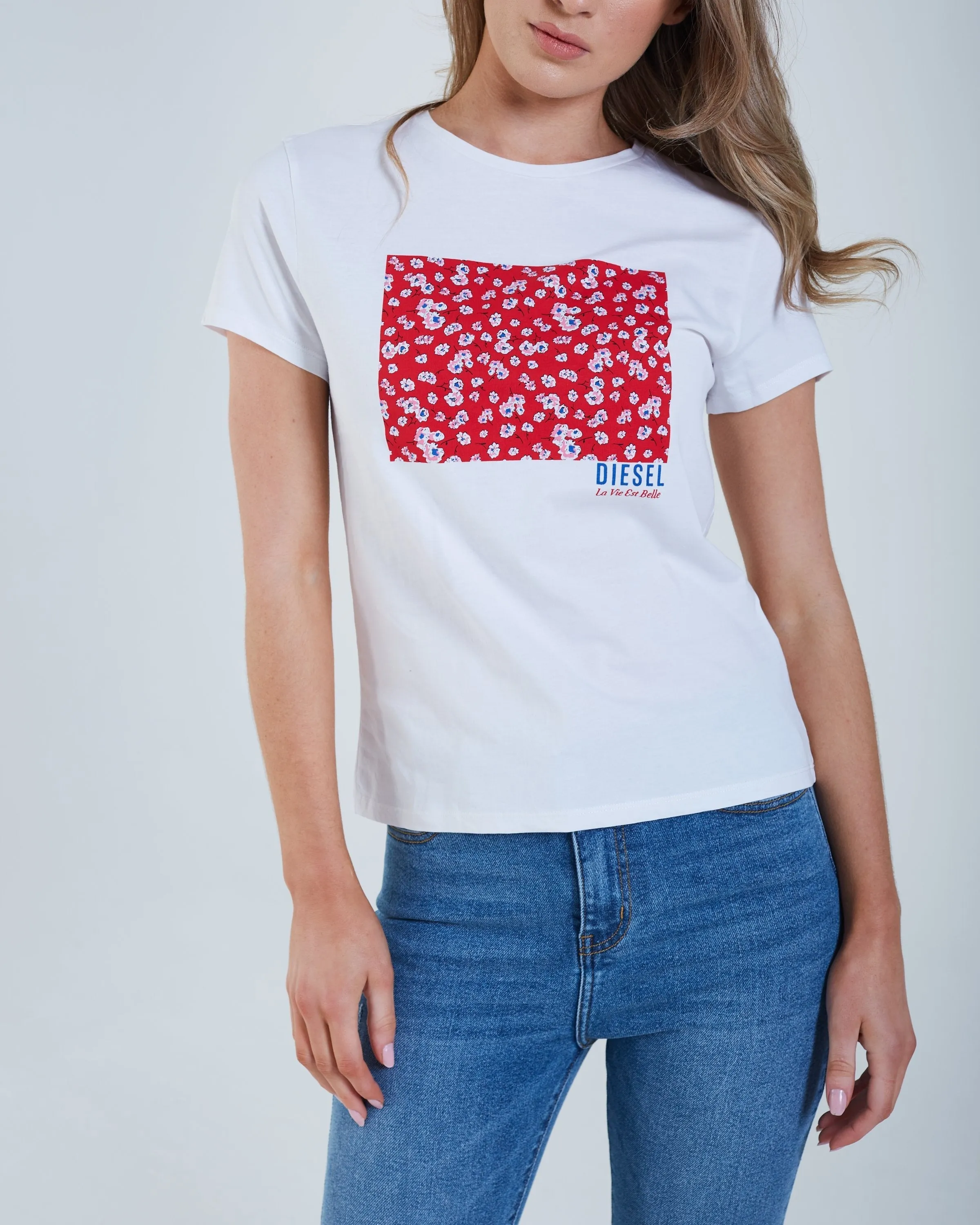 Flora T-Shirt Red Floral