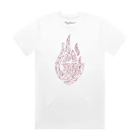 GMM Hollow Geo Logo Tee (White)