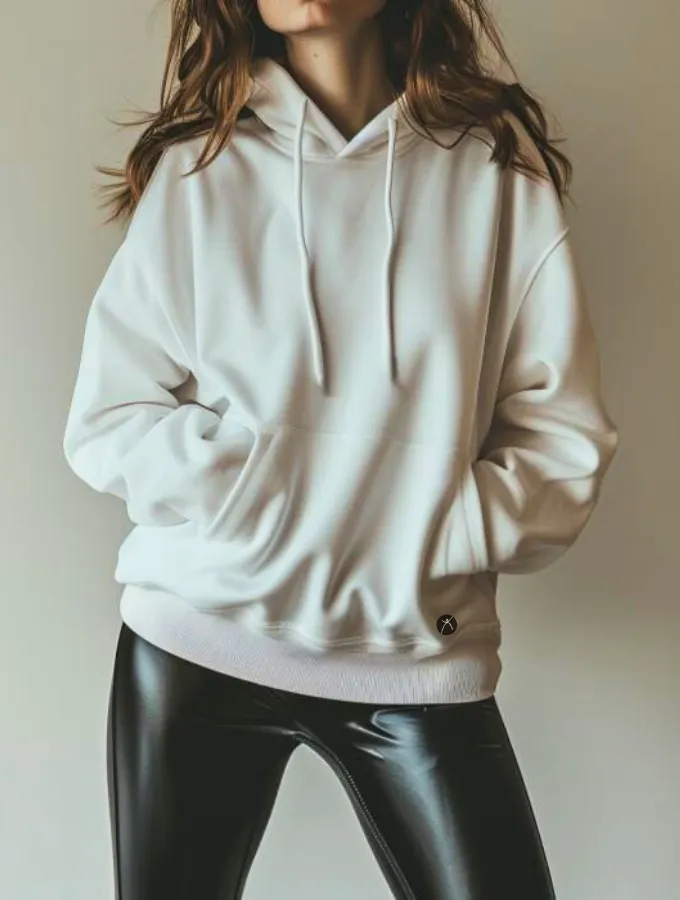 JELLY BELLY HOODIE - WHITE