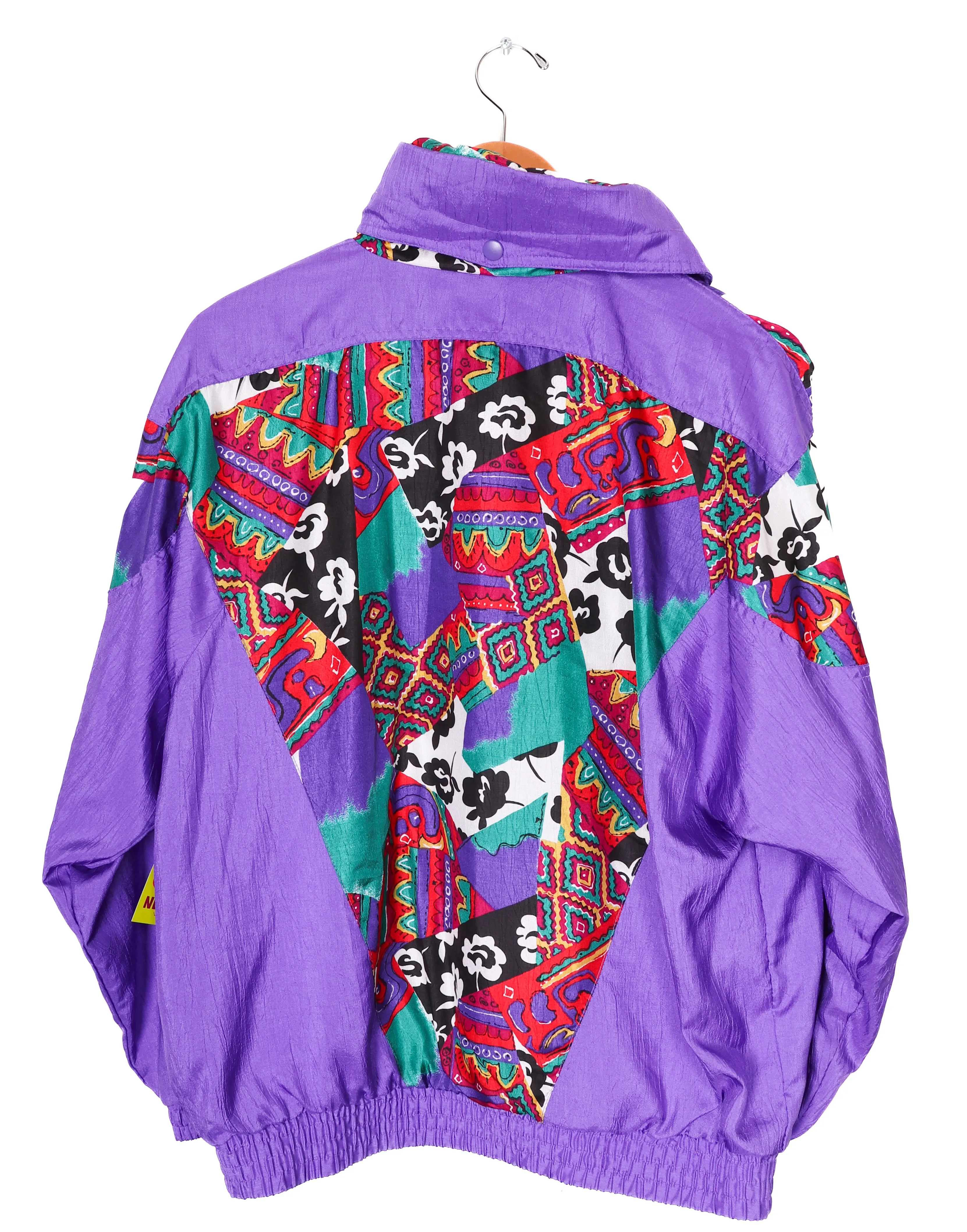 Lavon Funky Purple Windbreaker Jacket