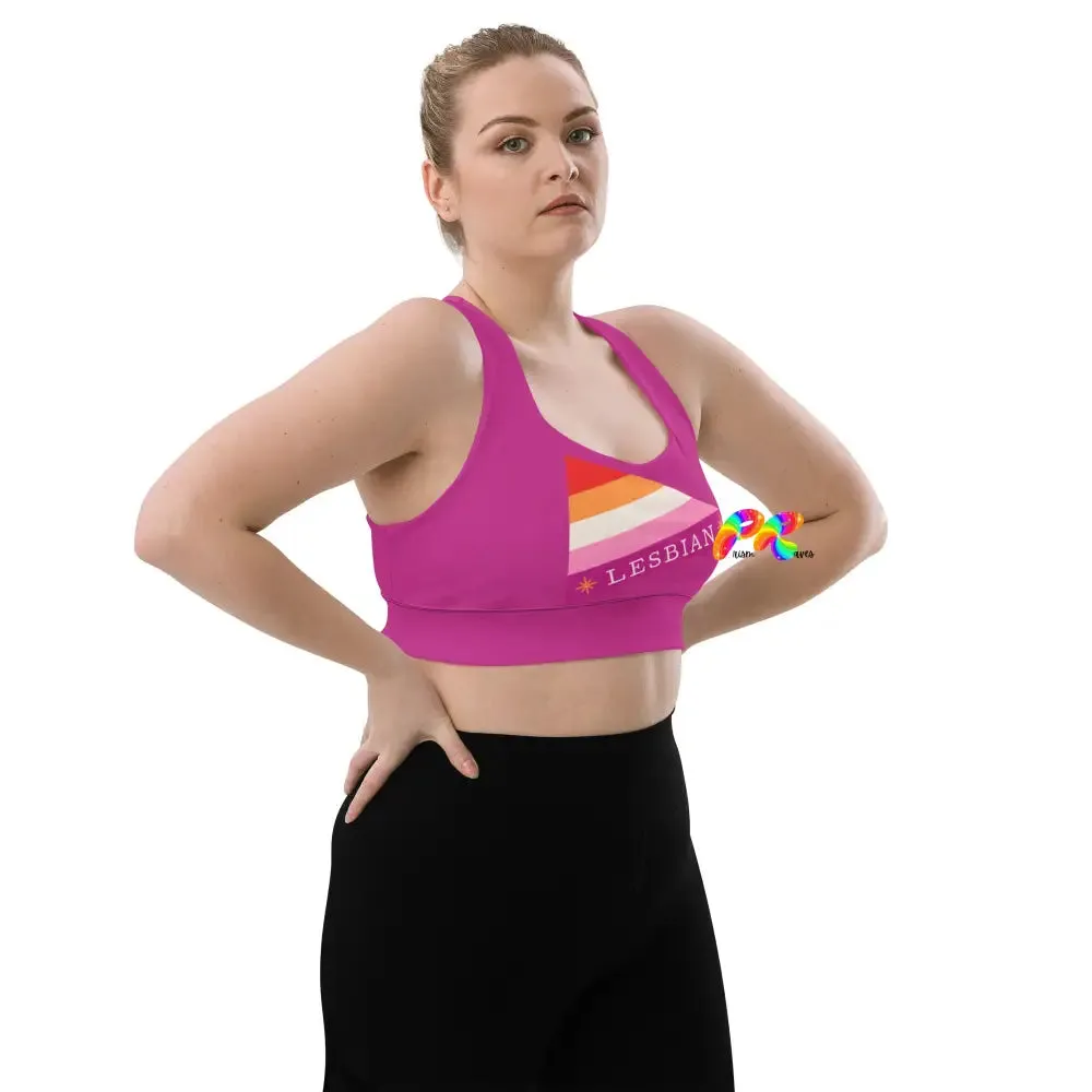 Lesbian Longline Sports Bra