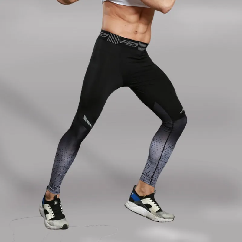 Men's Lycra Leggings Compression Sports Pants Cycling Running Basketball Football Sweatpants Fitness Tights Trousers Rash Guard