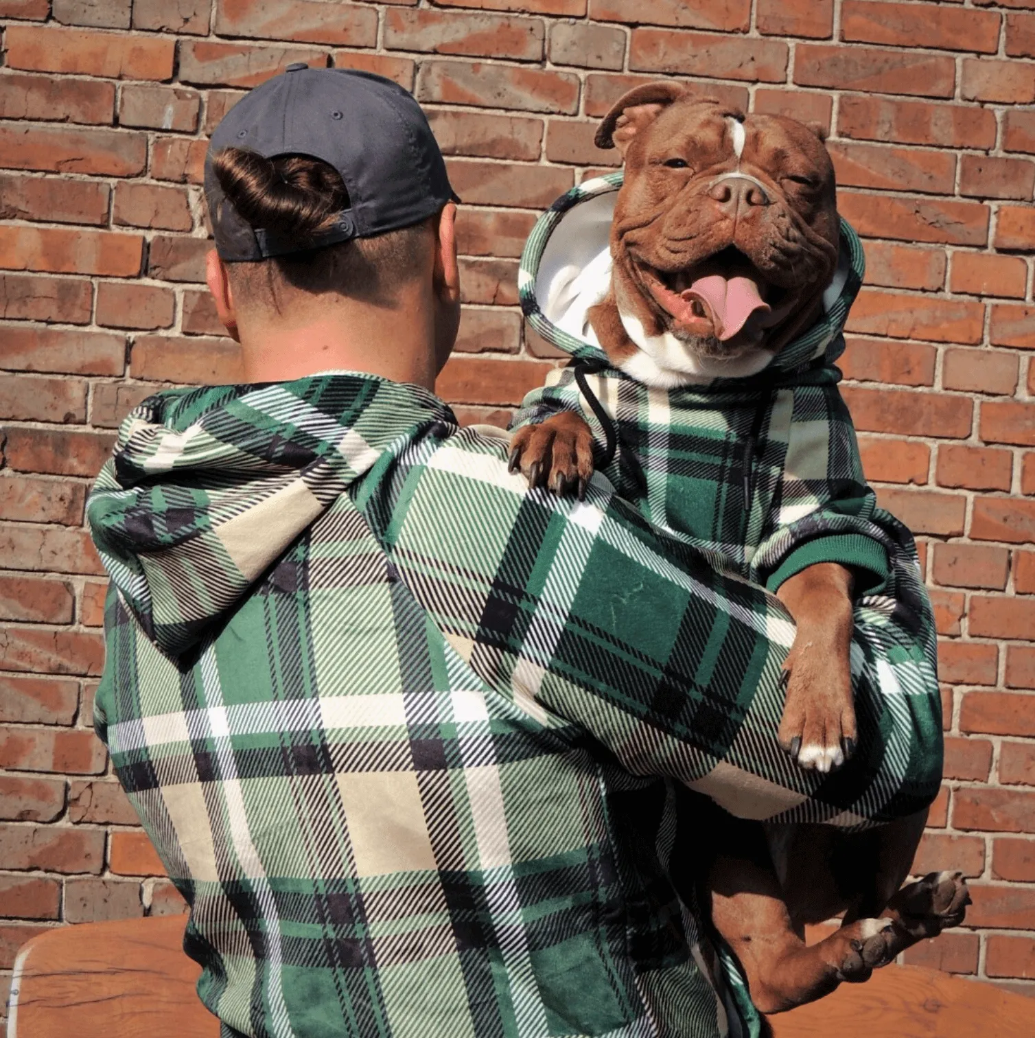 Plaid Human Hoodies