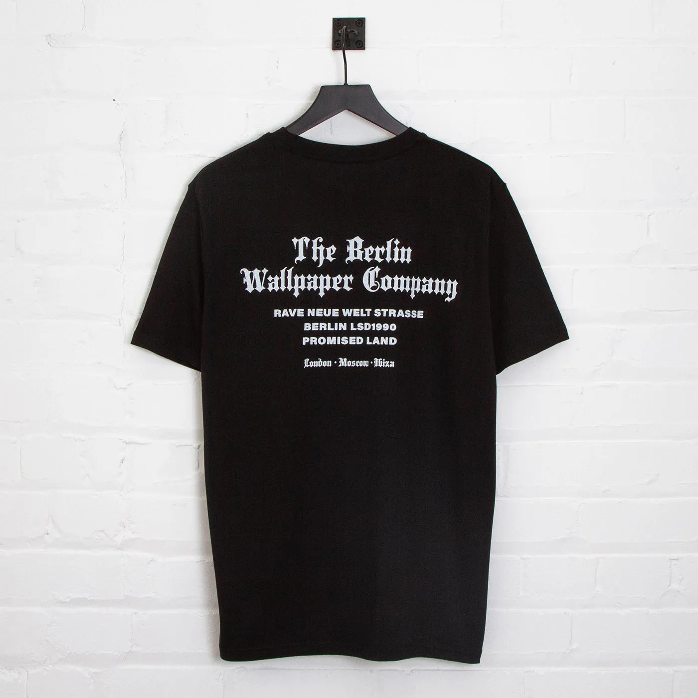 RNW Berlin Wallpaper Back Print - Tshirt - Black