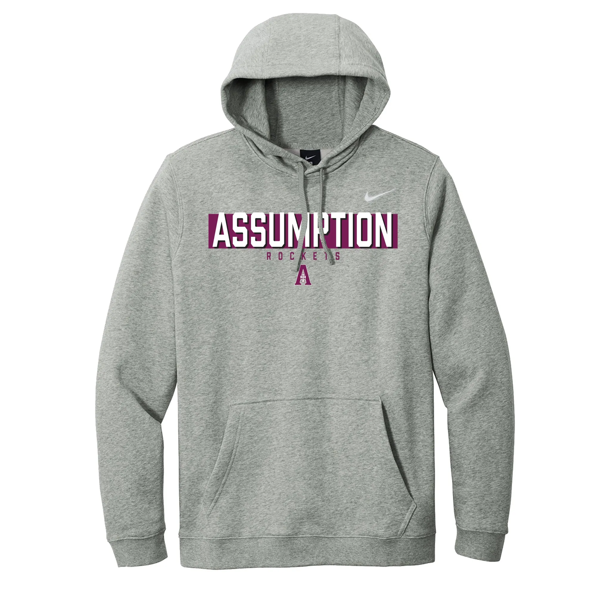 Sweatshirt - Nike Hoodie - Grey - Assumption